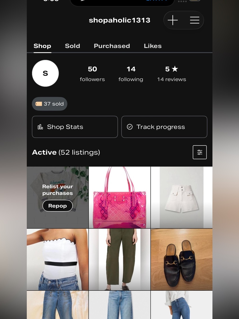Shop my Depop for new items posted from brands like Gucci, Parke, Reformation…